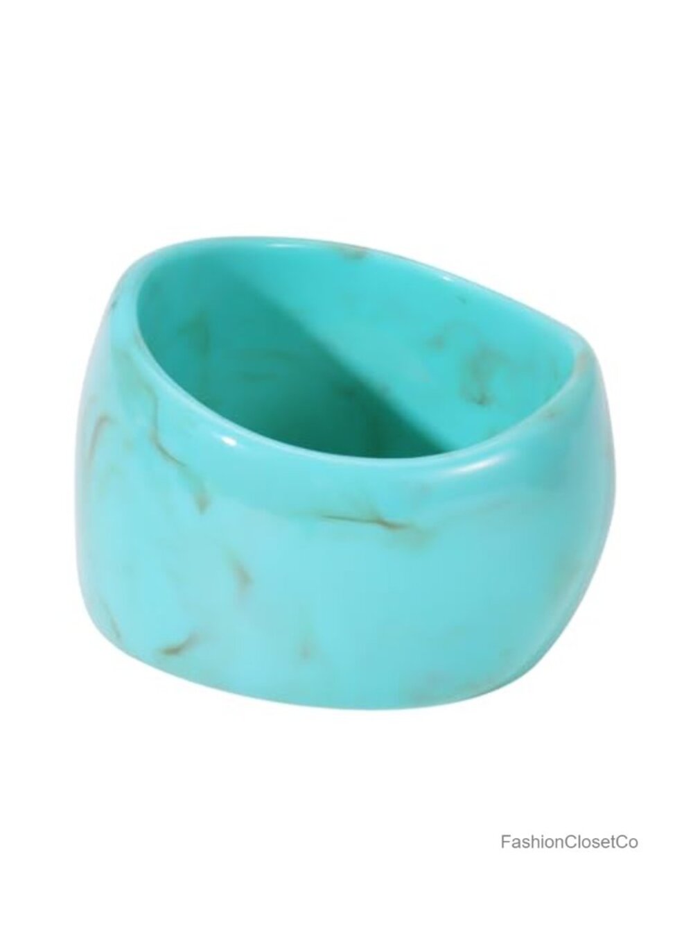Bocar Chunky Cuff Resin Bangle Wide Bracelet Irregular Geometric Women Jewelry